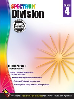 cover image of Division, Grade 4